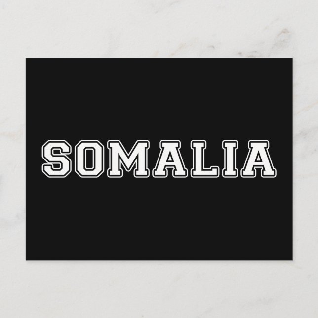 Somalia Postkarte (Vorderseite)