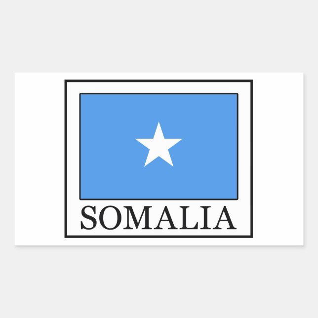 Somalia Rechteckiger Aufkleber (Vorderseite)