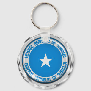 Somalia-Runde Schlüsselanhänger