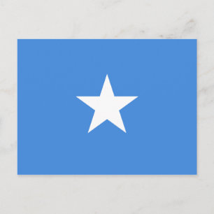 Somalia (Somalische Flagge Postkarte) Postkarte