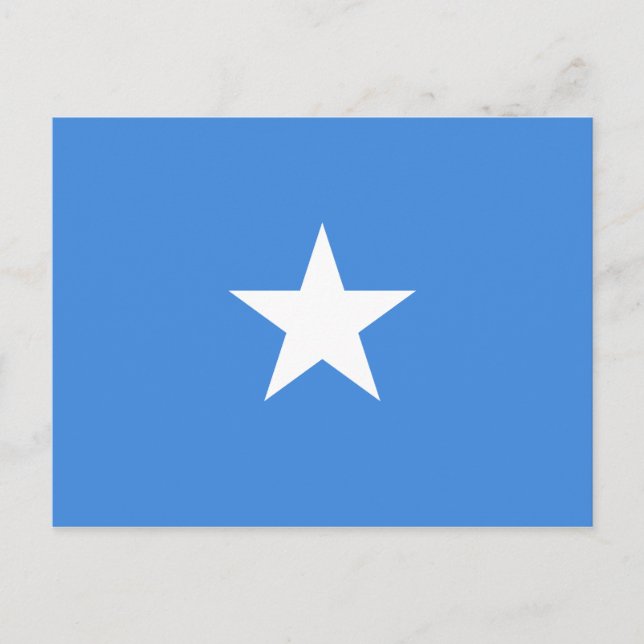Somalia (Somalische Flagge Postkarte) Postkarte (Vorderseite)
