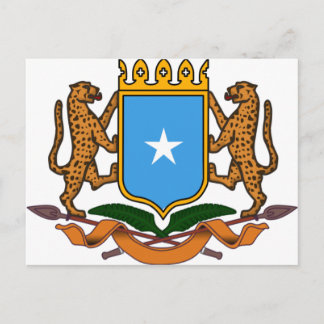 Somalia-Wappen Postkarte