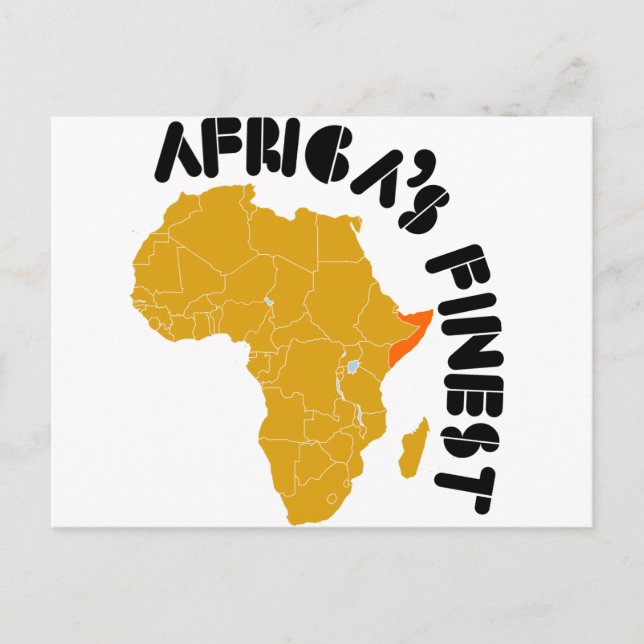 Somalias Afrikas schönste Postkarte (Vorderseite)