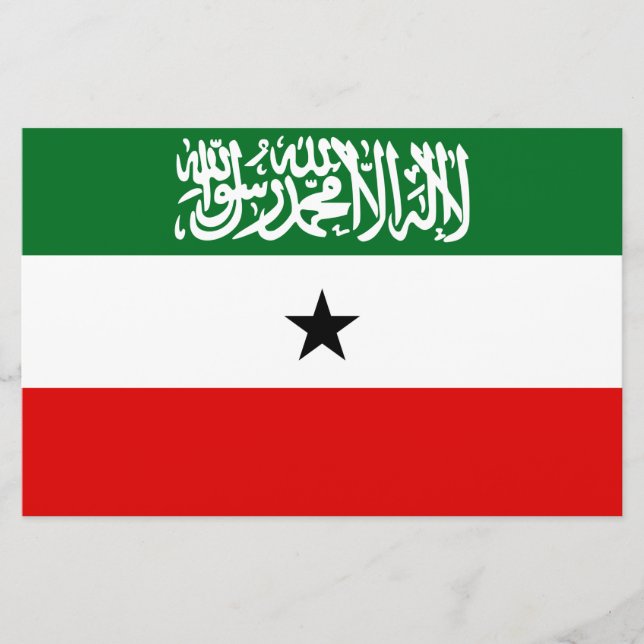 Somaliland Flag Briefpapier (Vorderseite)