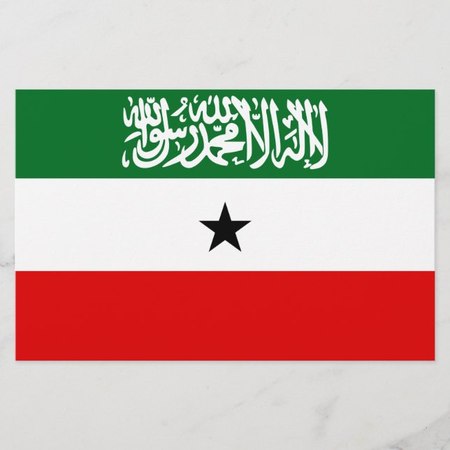 Somaliland Flag Briefpapier (Vorderseite)