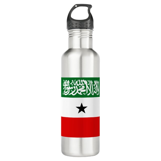 Somaliland Flag Edelstahlflasche (Vorderseite)