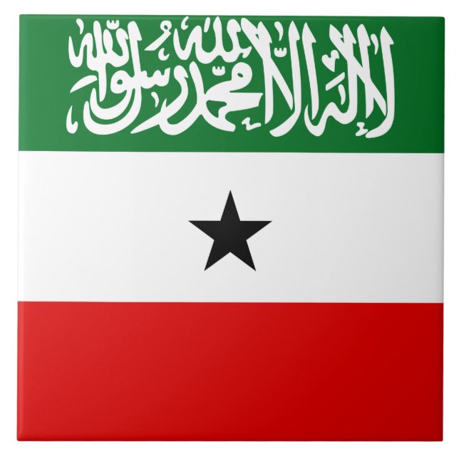 Somaliland Flag Fliese (Vorderseite)