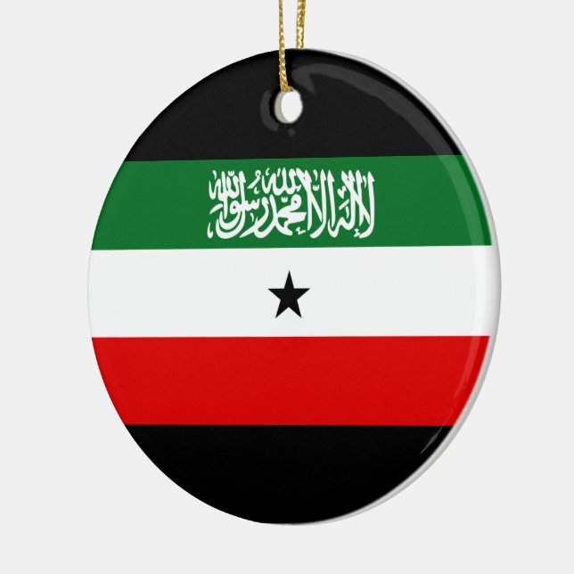 Somaliland Flag Keramik Ornament (Links)