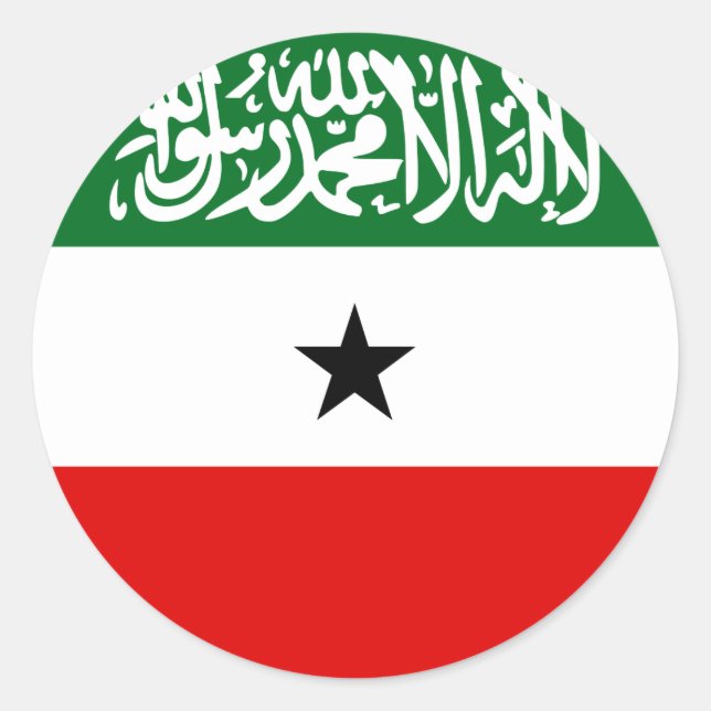 Somaliland Flag Runder Aufkleber (Vorderseite)