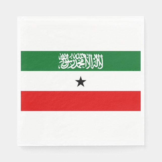 Somaliland Flag Serviette (Vorderseite)