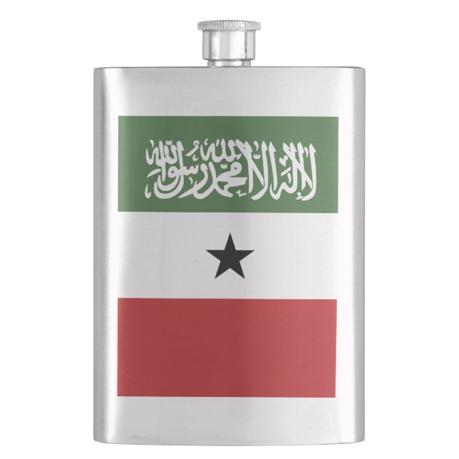 Somaliland-Flagge Flachmann (Vorderseite)