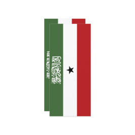Somaliland-Flagge Menükarte