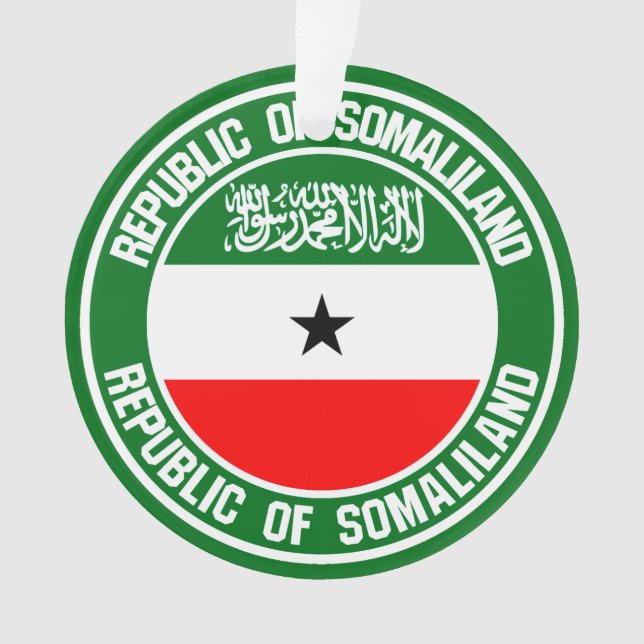 Somaliland Round Emblem Ornament (Vorderseite)