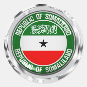 Somaliland Round Emblem Runder Aufkleber