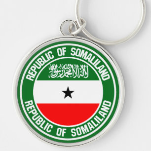 Somaliland Round Emblem Schlüsselanhänger