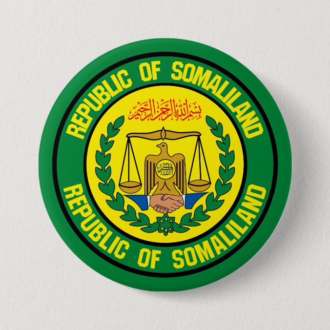 Somaliland-RundEmblem Button (Vorderseite)