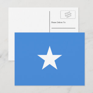 Somalische Flagge, Flagge Somalias Postkarte