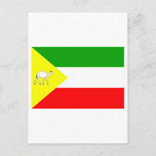 somalische Flagge Postkarte