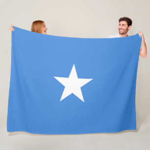 Somalische Flagge (Somalia) Fleecedecke
