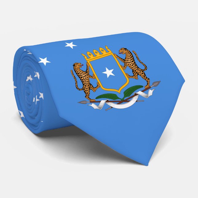 Somalische Flagge und Wappen, Flagge Somalias Krawatte (Gerollt)