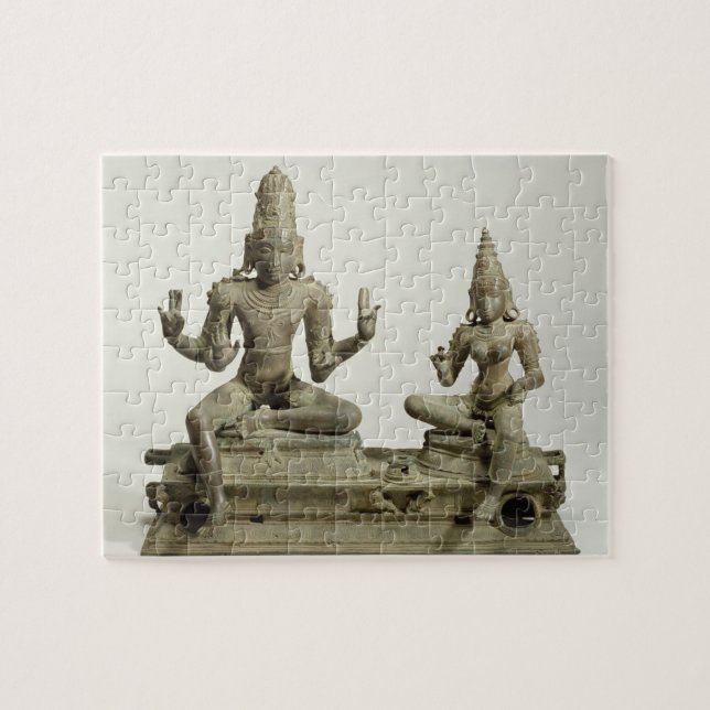 Somaskanda, Chola, Tamil Nadu (Bronze) Puzzle (Horizontal)