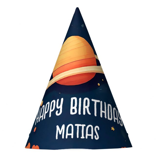 Sombrero cumpleaños personalizado partyhütchen (Vorderseite)