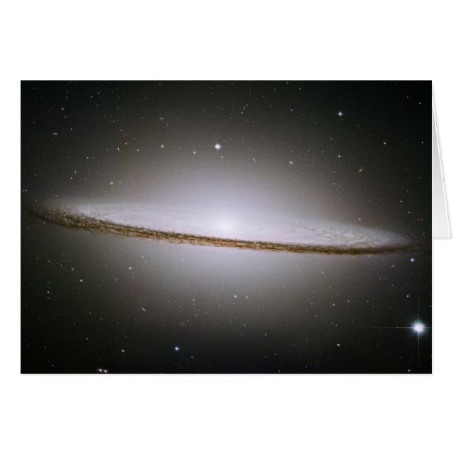 Sombrero-Galaxie (Hubble Teleskop) (Vorderseite (Horizontal))