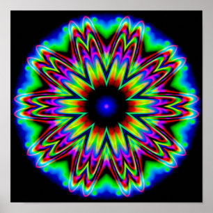 Sombrero-Galaxie-Mandala Poster