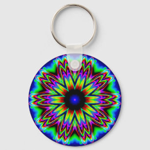 Sombrero-Galaxie-Mandala Schlüsselanhänger