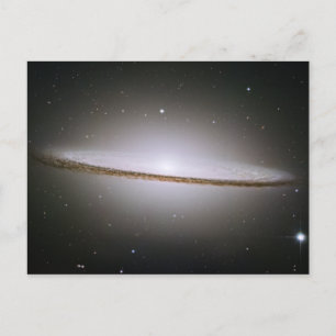 Sombrero Galaxy (Hubble Telescope) Postkarte