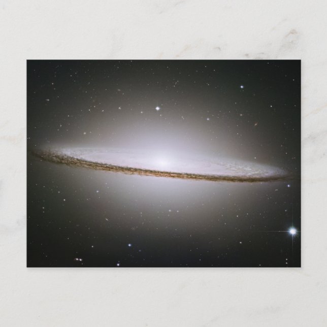 Sombrero Galaxy (Hubble Telescope) Postkarte (Vorderseite)