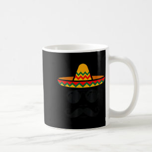 Sombrero Gesicht Cinco De Mayo Schnurrbart Fiesta Kaffeetasse
