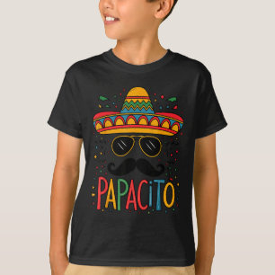Sombrero Gesicht Papacito Cinco Mayo Party Lustig T-Shirt