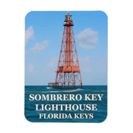 Sombrero Key Lighthouse, Florida Keys Magnet