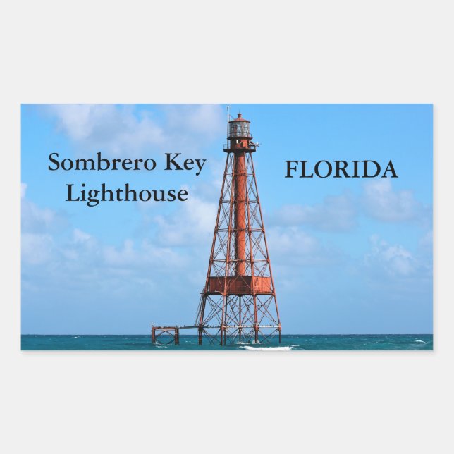 Sombrero Key Lighthouse, Florida Stickers (Vorderseite)