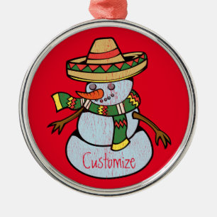 Sombrero Santa Thunder_Cove Ornament Aus Metall