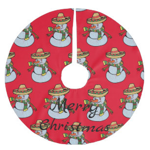 Sombrero Santa Thunder_Cove Polyester Weihnachtsbaumdecke