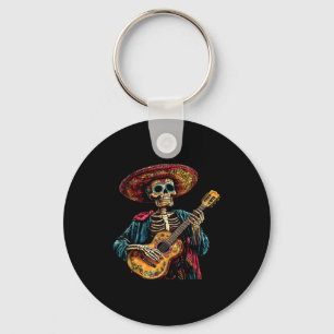 Sombrero-Skelett Mexiko Tag der Toten Schlüsselanhänger