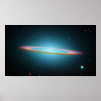 Sombrero Spiralgalaxie NGC 4594 Poster