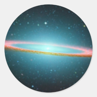 Sombrero Spiralgalaxie NGC 4594 Runder Aufkleber