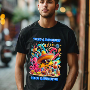 Sombrero und Sonnenbrille Margarita Emergency T-Shirt