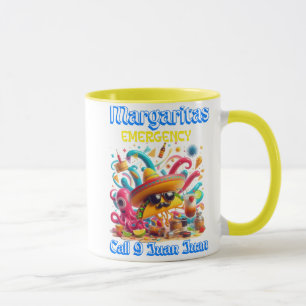 Sombrero und Sonnenbrille Margarita Emergency Tasse
