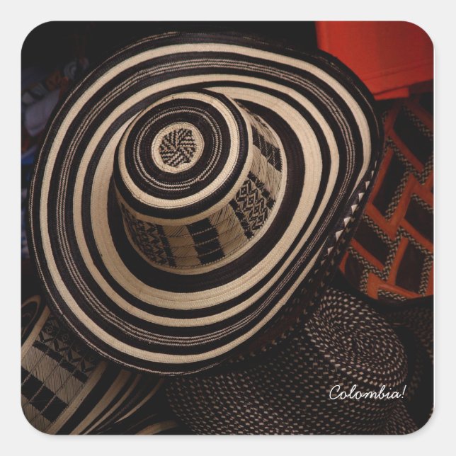 Sombrero Vueltiao: Aufkleber (Vorderseite)