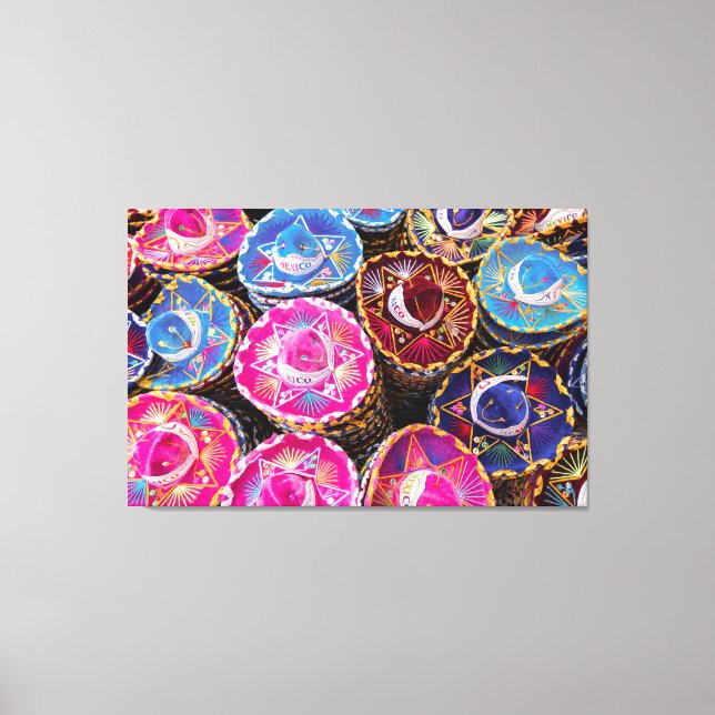 Sombreros Leinwanddruck (Vorderseite)