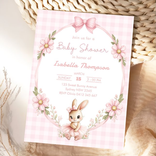 Some Bunny Cute Baby Shower Einladung (Von Creator hochgeladen)