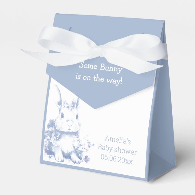 Some Bunny is coming Baby Shower  Geschenkschachtel (Vorderseite)