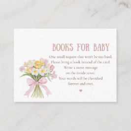 Some Bunny is on the way Invitation Set, Girl Bunn Begleitkarte