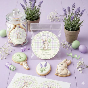 Some Bunny is One Geburtstag-Aufkleber Runder Aufkleber