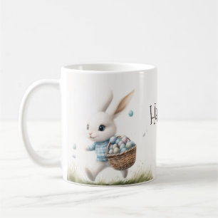Some Bunny Loves Coffee Whimsical Osterbecher Kaffeetasse