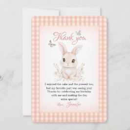 Some Bunny Thank You Card Watercolor Dankeskarte